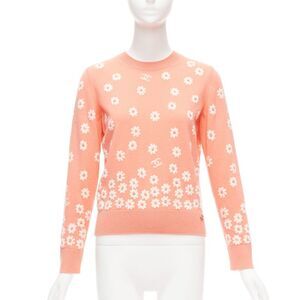 Chanel Cashmere Blend Logo Sweater